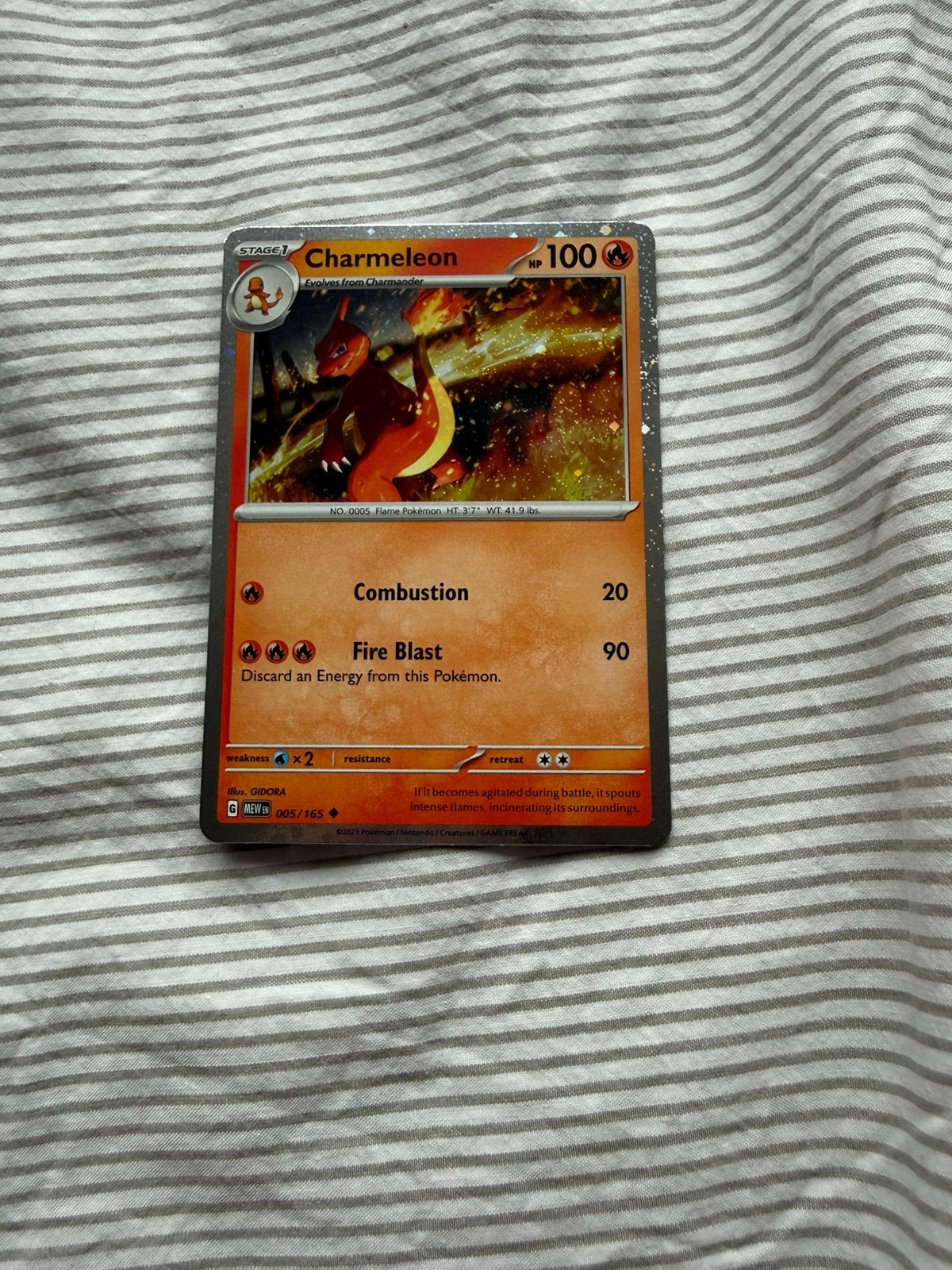 Charmeleon promo pokemon kaart, Ophalen of Verzenden, Zo goed als nieuw