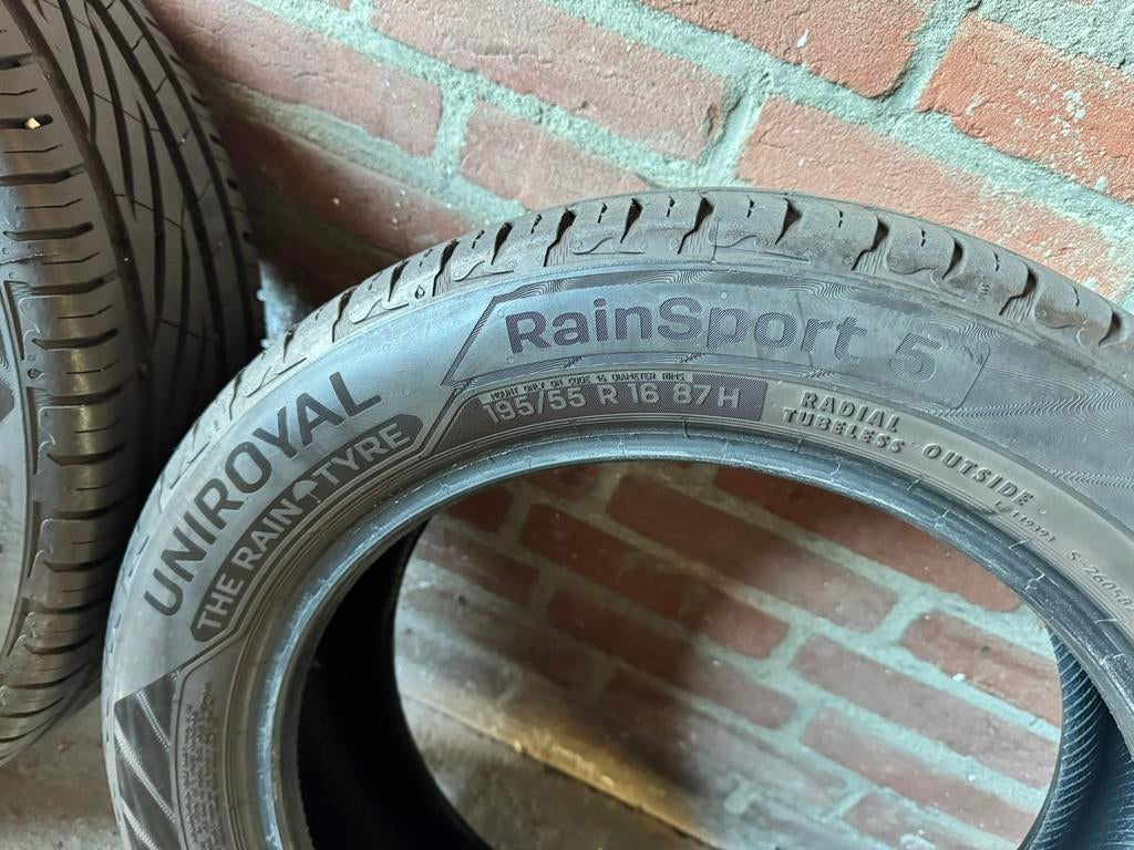All season banden Uniroyal (RainSport 5 – 195/55 R16 87H), Ophalen, Zo goed als nieuw