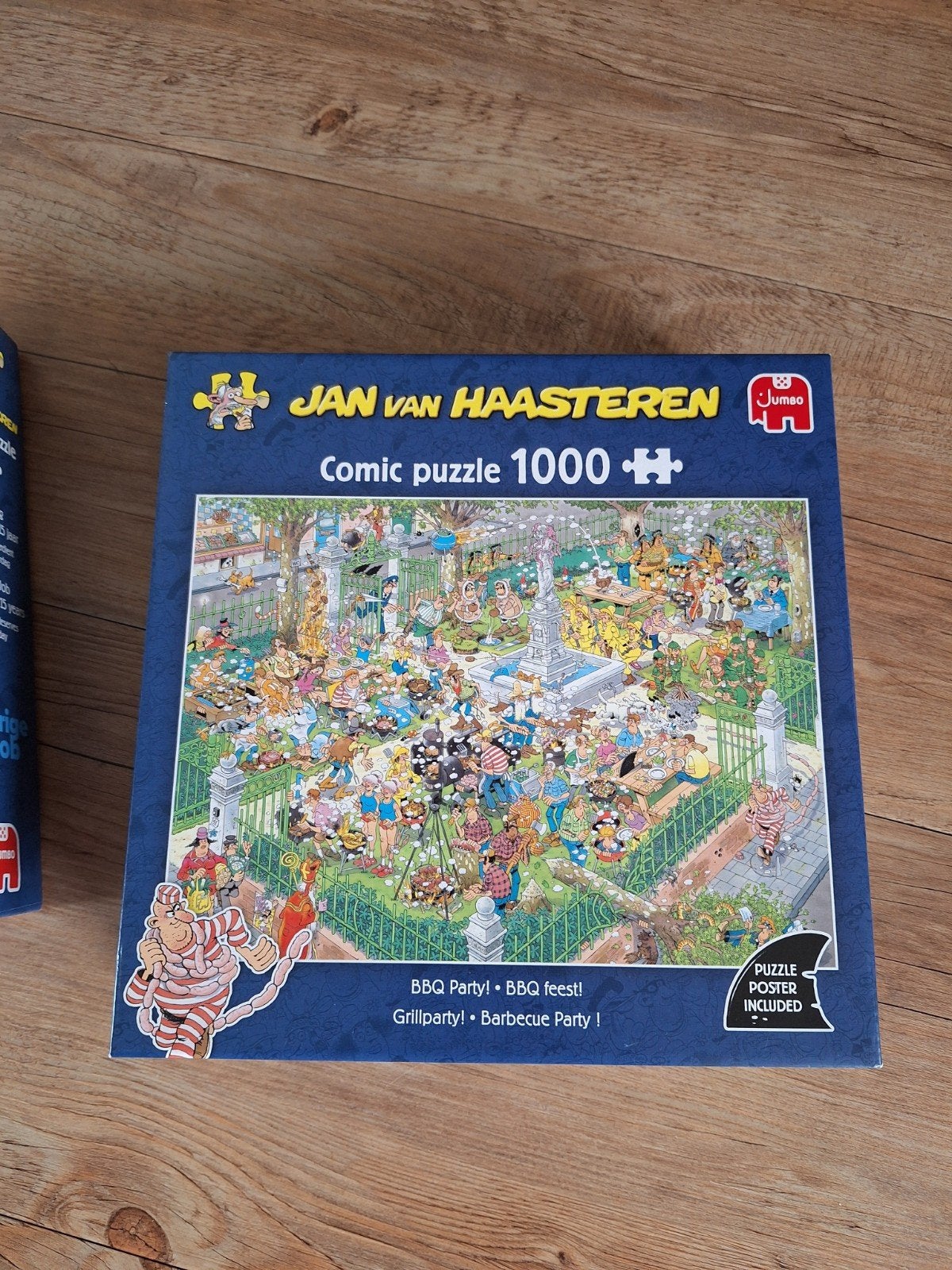 Jan van Haasteren Comic Puzzel 1000 stukjes BBQ Party, Ophalen, 500 t/m 1500 stukjes, Zo goed als nieuw, Legpuzzel