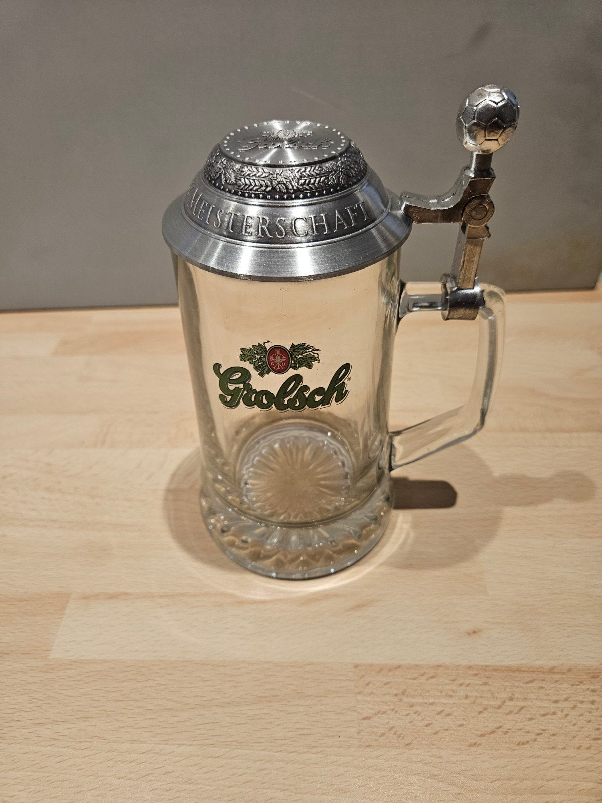 Grolsch Bierpul met Deksel - Voetbal Kampioenschap, Ophalen of Verzenden