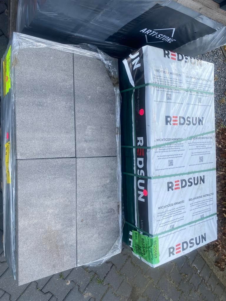 Excluton supreme Linea 30x60x6 tegels, Tuin en Terras, Tegels en Klinkers, Ophalen, Zo goed als nieuw