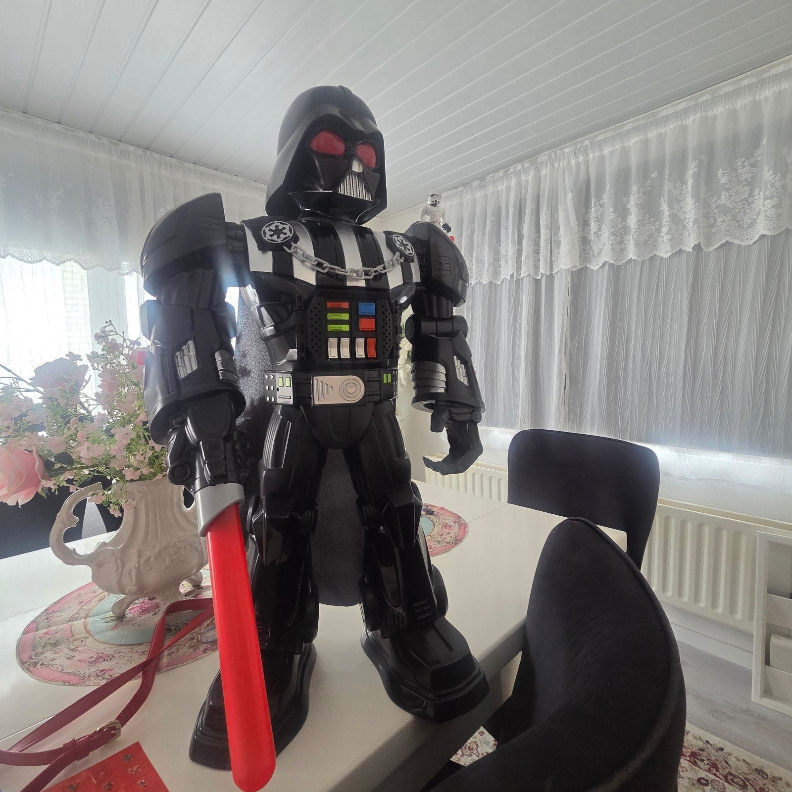 Grote Star Wars Darth Vader actiefiguur met lichtzwaard, Verzamelen, Star Wars, Ophalen of Verzenden, Zo goed als nieuw, Actiefiguurtje