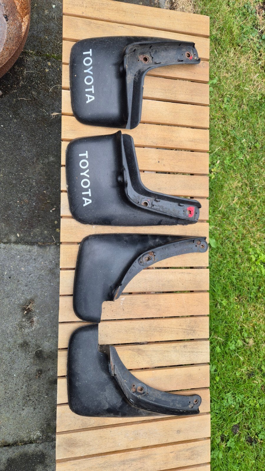 Toyota starlet p8 oem spatlappen, Ophalen, Gebruikt, Toyota, Bumper