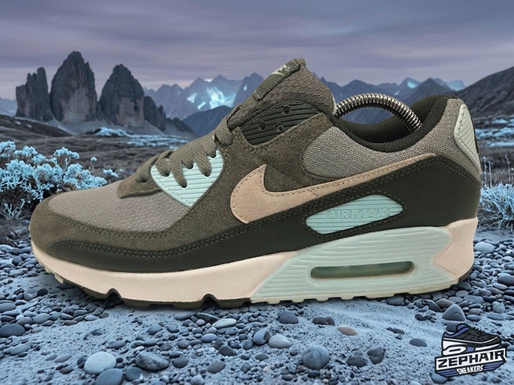 Nike Air Max 90 'Light Pumice' EU45 2024, Kleding | Heren, Schoenen, Gedragen, Sneakers of Gympen, Overige kleuren, Verzenden