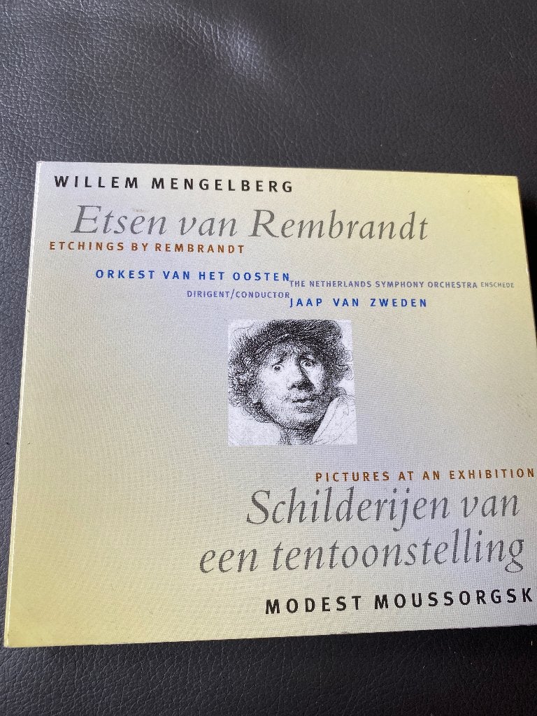 Willem Mengelberg - Etsen van Rembrandt & Schilderijen, Overige componisten, Modernisme tot heden, Ophalen of Verzenden, Zo goed als nieuw