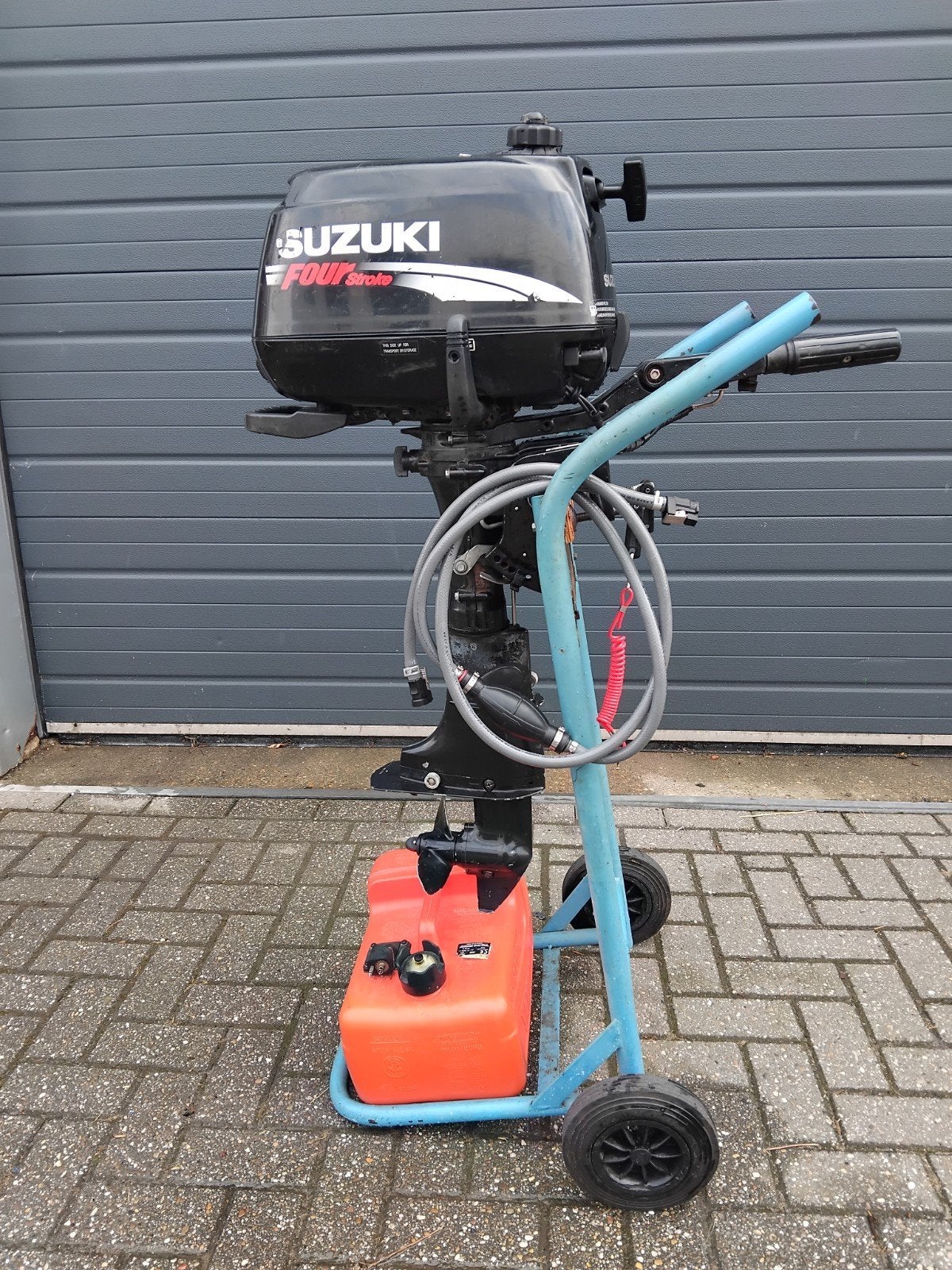 Suzuki DF 5 pk 4takt buitenboordmotor, Ophalen