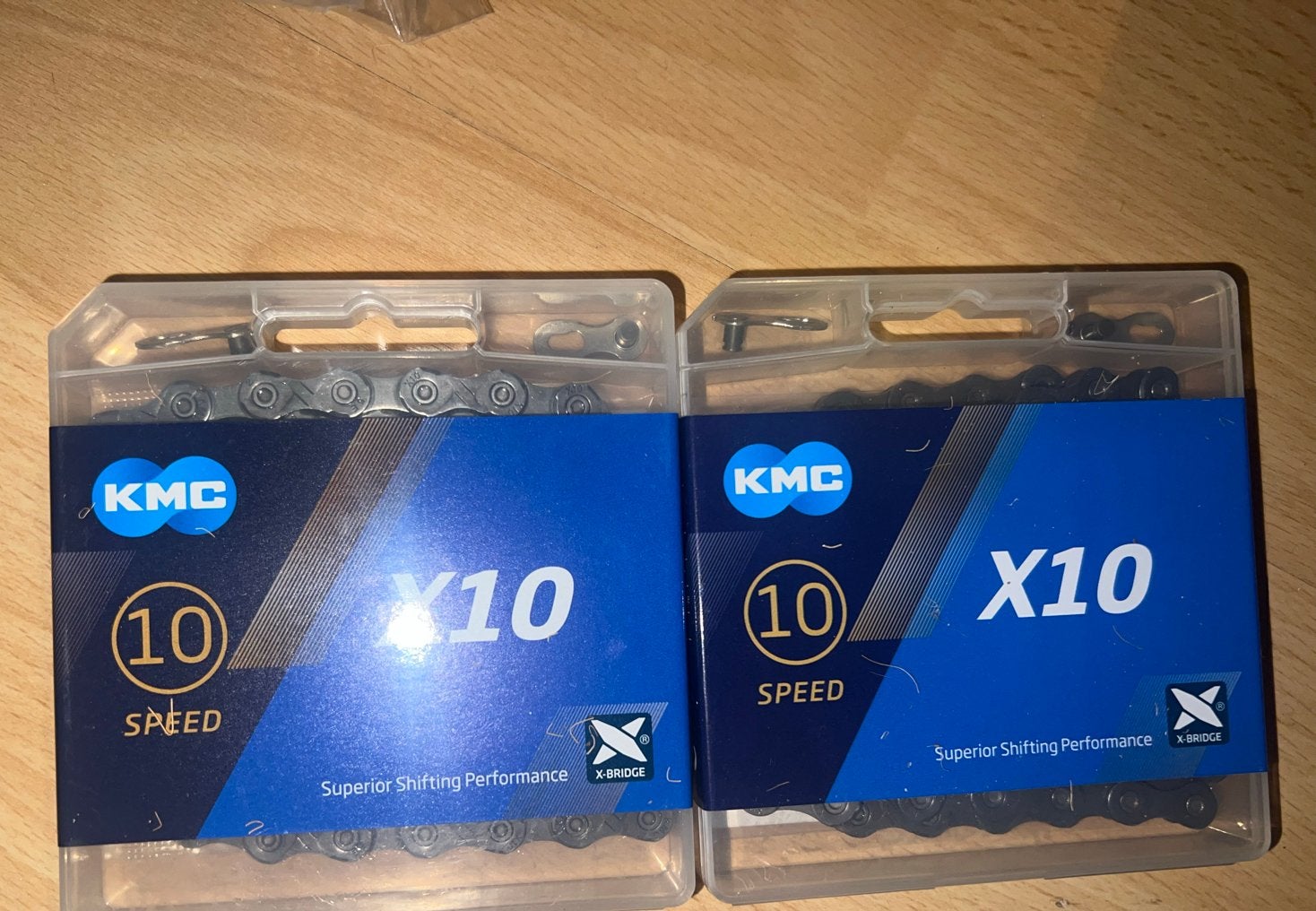 KMC X10 10-speed fietsketting (2 stuks), Fietsen en Brommers, Ophalen of Verzenden, Nieuw, Derailleur of Ketting