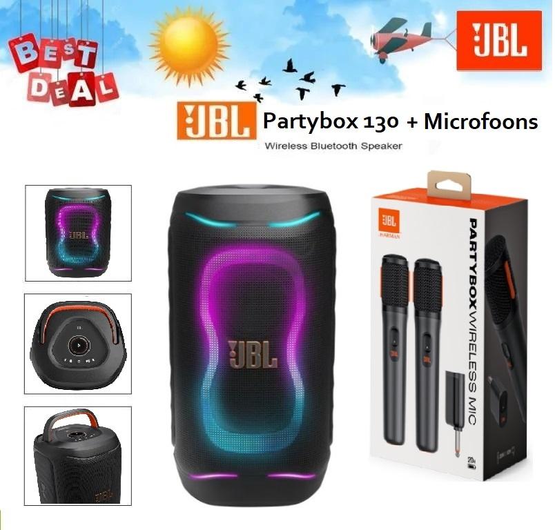 ✅NIEUW✅ JBL Partybox Club 130 + Draadloze microfoons (2 st.), JBL, Overige typen, Nieuw, Ophalen of Verzenden