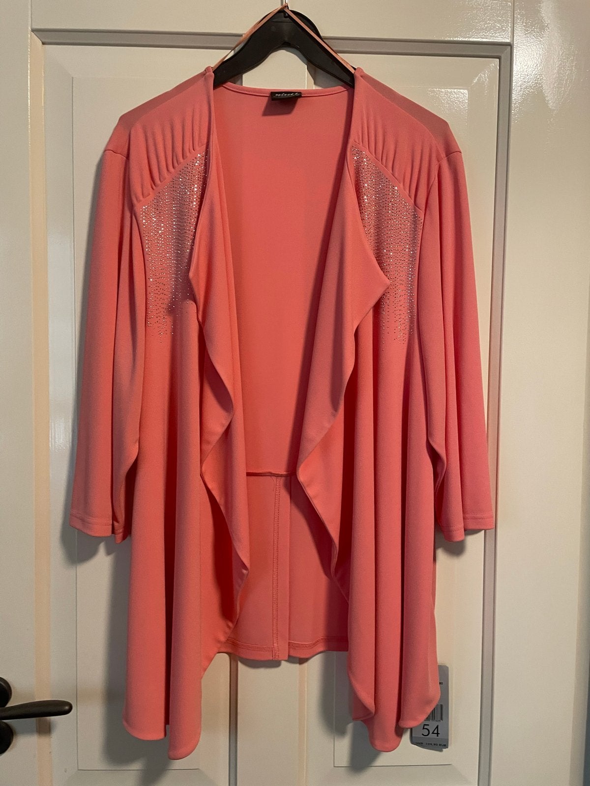 Select by Hermann Lange Koraalroze Vest Maat 54 Nieuw, Ophalen of Verzenden, Nieuw, Roze, Trui of Vest