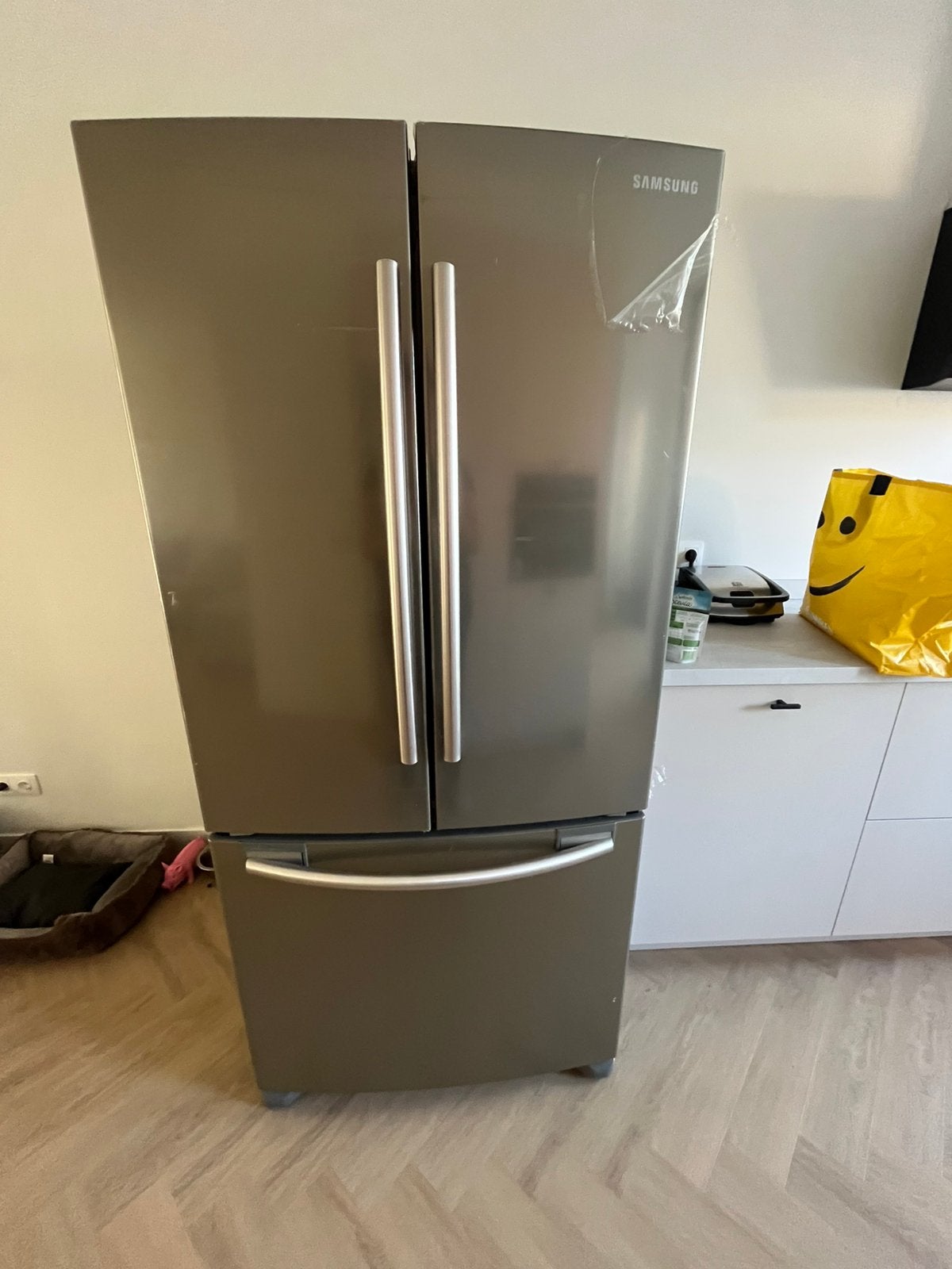 Samsung Amerikaanse Koelkast(French Door)–Perfecte Staat, Witgoed en Apparatuur, Ophalen, 200 liter of meer, 60 cm of meer, Met aparte vriezer