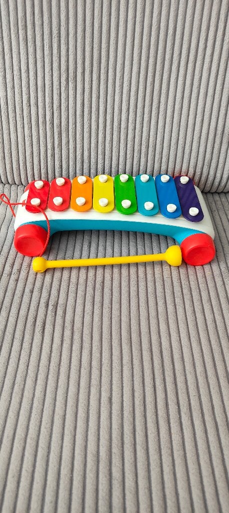 Fisher-Price Klassieke Xylofoon / Trekspeelgoed (Zgan), Ophalen, Zo goed als nieuw, Overige typen