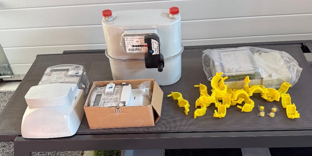 G4 gasmeter elektrameters zegels, Doe-het-zelf en Verbouw, Meetapparatuur, Ophalen of Verzenden, Zo goed als nieuw