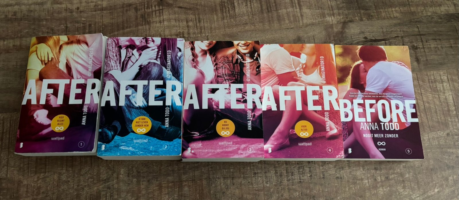 After en Before serie - Anna Todd (5 boeken), Boeken, Ophalen of Verzenden, Gelezen, Nederland