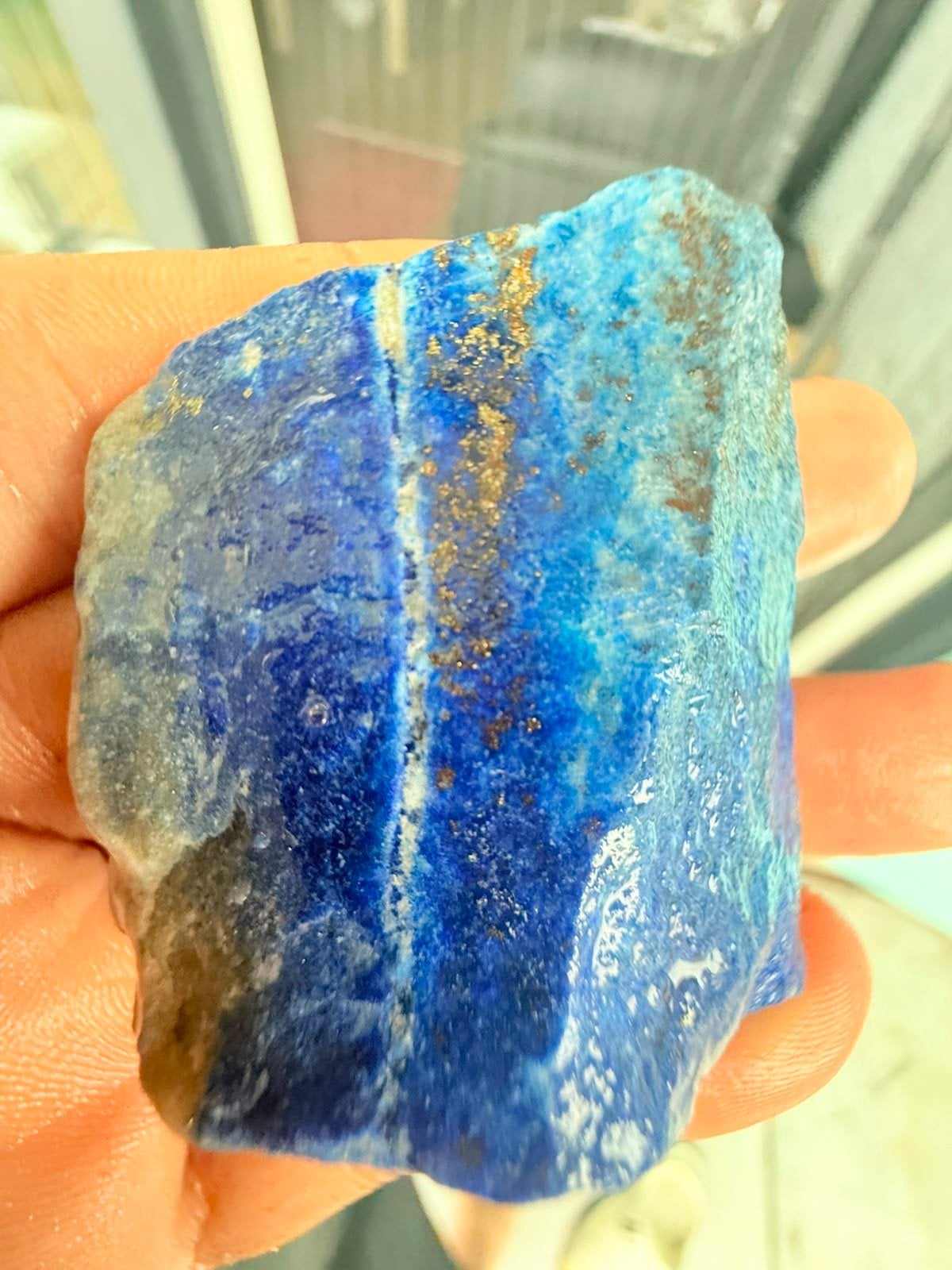 Ruwe Lapis Lazuli Stenen N185 - 3 Stuks (117g, 83g, 125g), Ophalen of Verzenden, CSJ, 2263cc