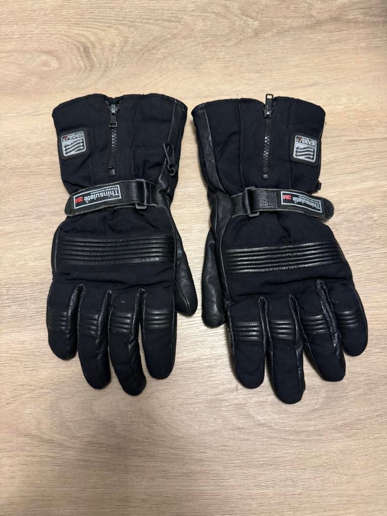 Zwarte Keprotec Schoeller motorhandschoenen, Ophalen of Verzenden, Tweedehands, Handschoenen
