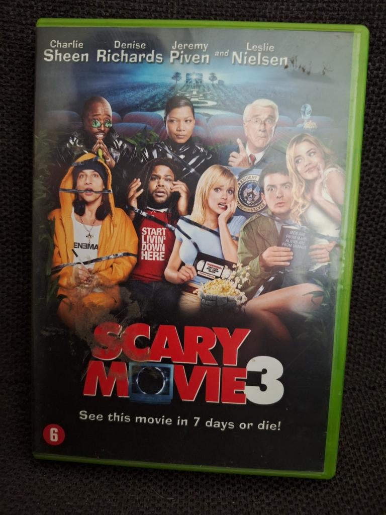 Scary Movie 3 DVD - Komedie met Charlie Sheen, Vanaf 6 jaar, Ophalen of Verzenden, Gebruikt, Actiekomedie