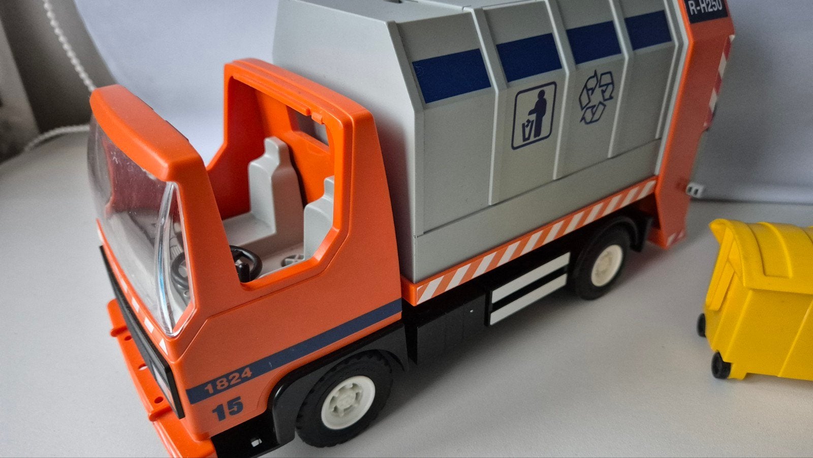 Playmobil Vuilniswagen met container, Ophalen of Verzenden, Gebruikt