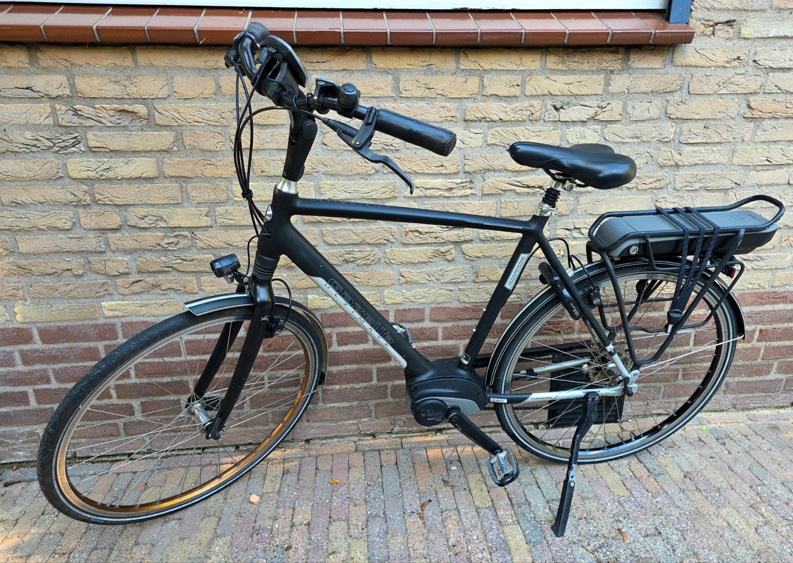 Gazelle Ultimate T9 elektrische herenfiets 57cm, Fietsen en Brommers, Elektrische fietsen, 55 tot 59 cm, Ophalen, Gebruikt, Gazelle