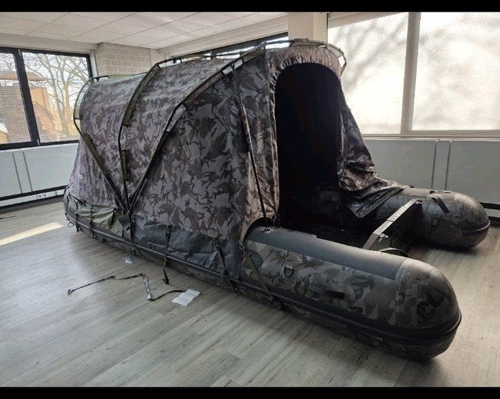 Karperboot Raptor 470 met Honda 8pk en Pega trailer, Ophalen of Verzenden, Nieuw