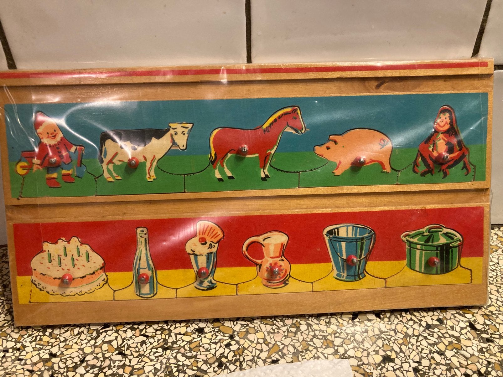 Oude puzzel, Antiek en Kunst, Ophalen of Verzenden