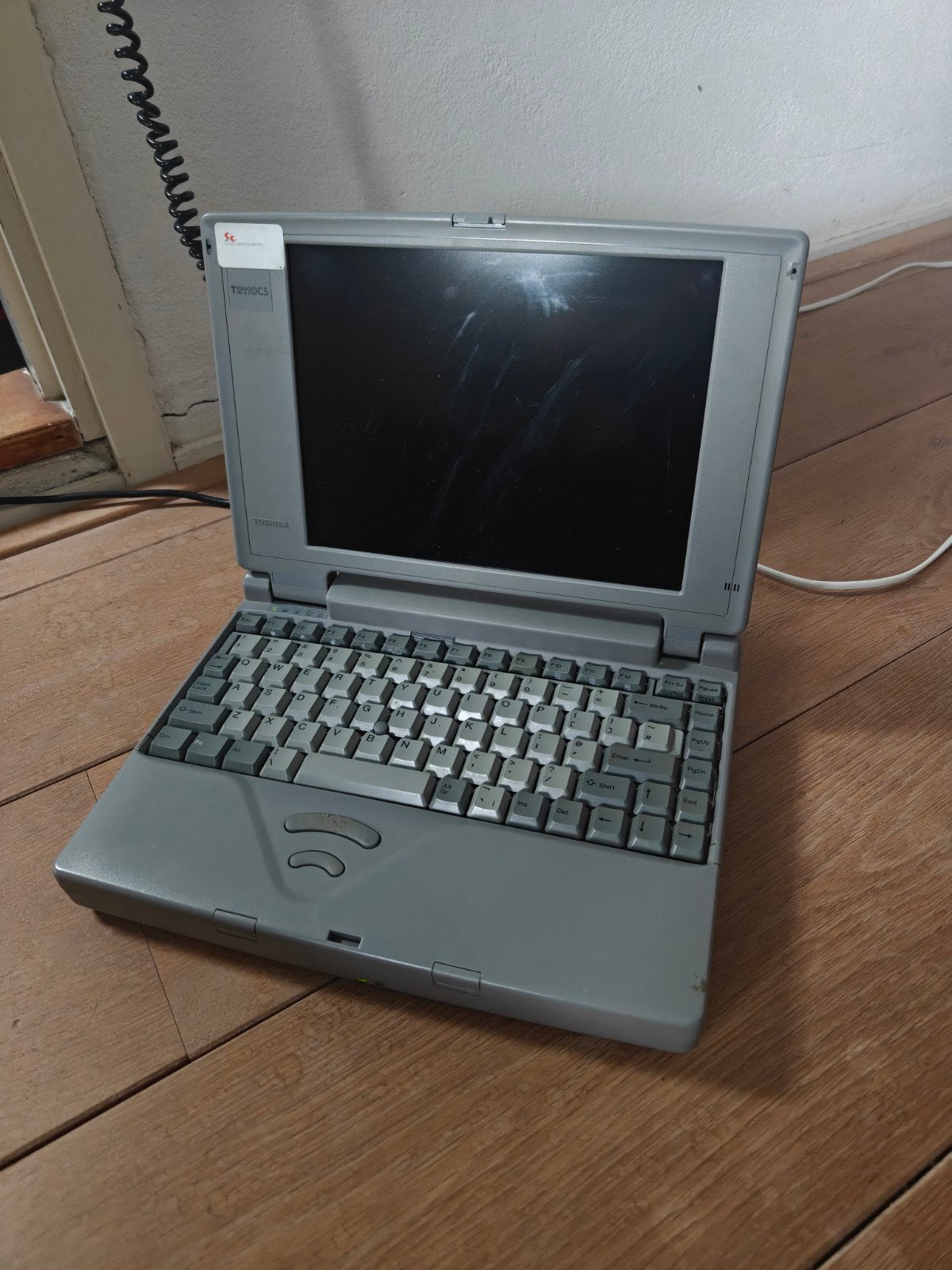 Toshiba T2110CS 486 75MHz Laptop met Windows 3.11, Computers en Software, Windows Laptops, Gebruikt, 10 inch of minder, HDD, Minder dan 2 Ghz
