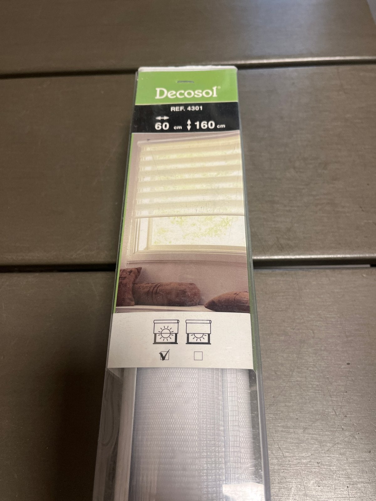 Decosol Duo Rolgordijn Wit 60x160 cm, Duo rolgordijn, Wit, Nieuw, Ophalen of Verzenden