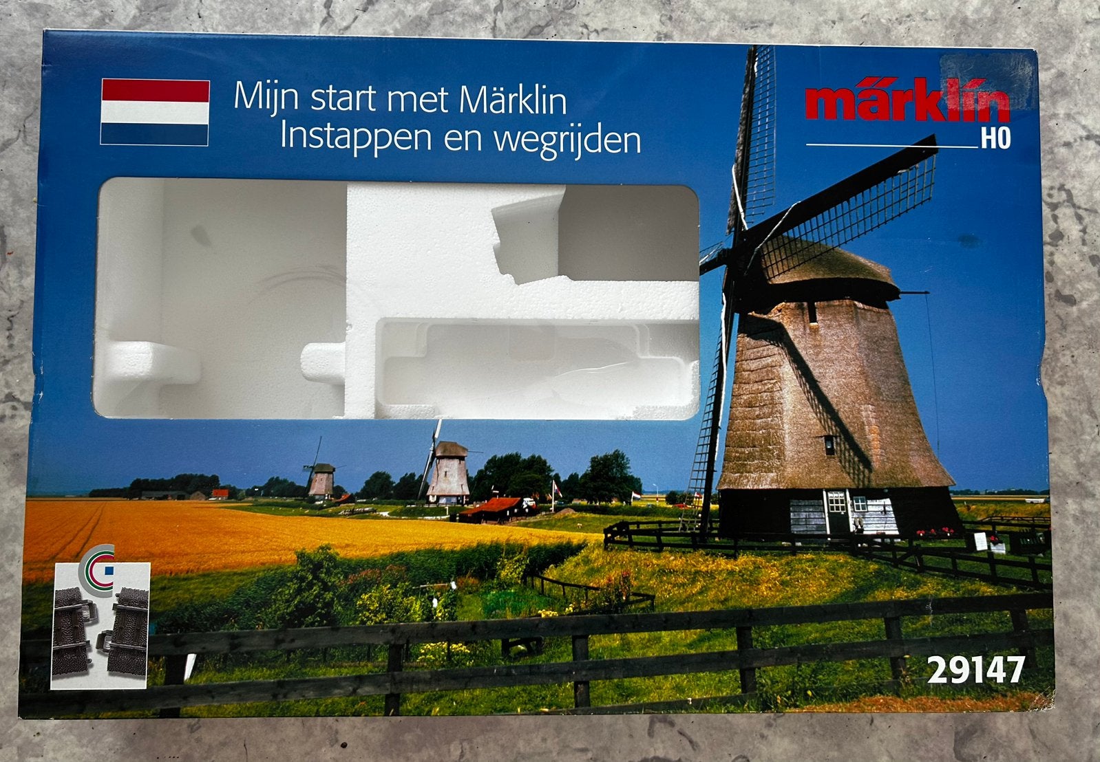 Märklin Trein plus extra set rails en wagon, incl boekjes, Hobby en Vrije tijd, Ophalen, Gebruikt, Treinset, Märklin