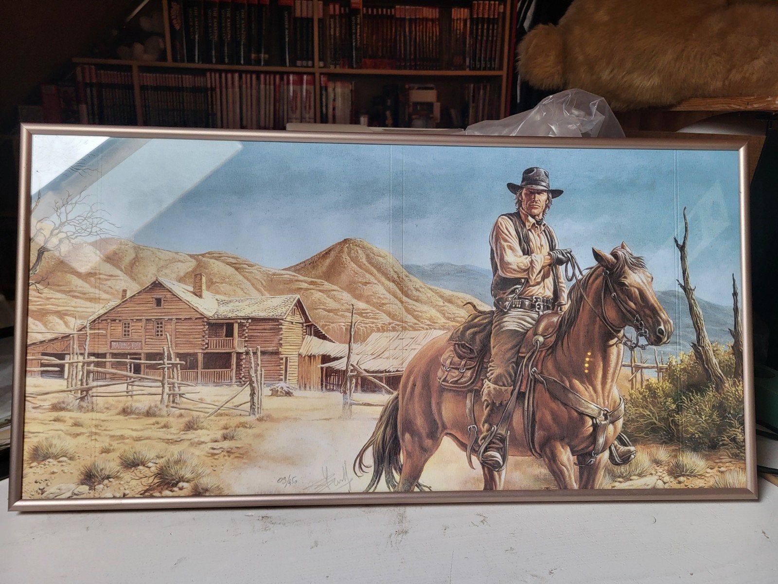 Durango. Zeefdruk. Gesigneerd Swolfs 9 van 450.  29 x 58cm, Ophalen of Verzenden