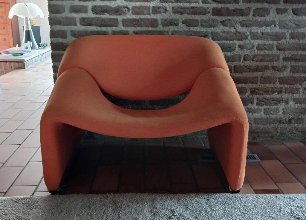 Groovy M-Chair F598 van Artifort, Pierre Paulin, Ophalen, Vintage, 75 tot 100 cm, Zo goed als nieuw