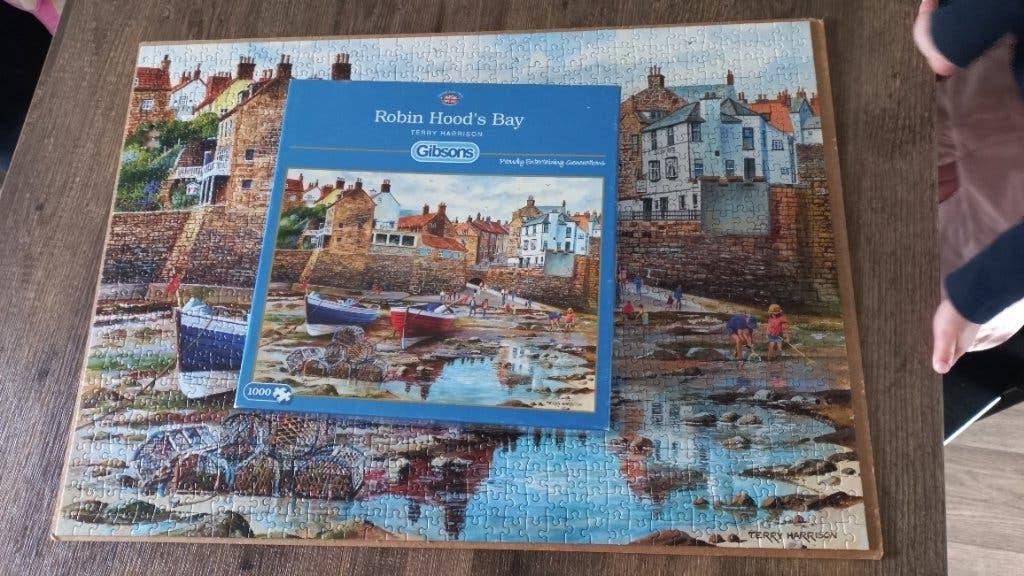 Gibsons 1000 stukjes puzzel, Ophalen of Verzenden, 500 t/m 1500 stukjes, Gebruikt, Legpuzzel