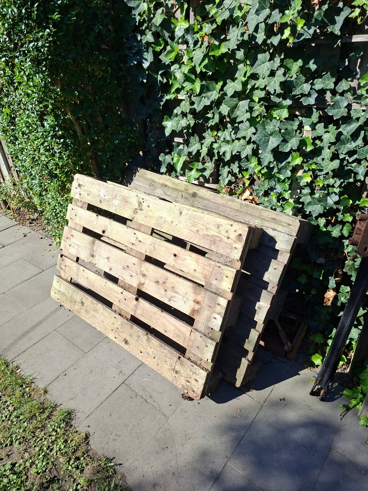 Gebruikte houten pallets - Ideaal voor diverse projecten, Gebruikt, Ophalen of Verzenden, 50 mm of meer, Pallet
