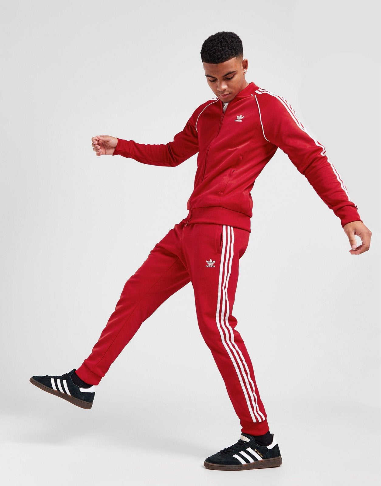Adidas Originals SST Trainingspak Rood - Maat XS, Ophalen of Verzenden, Zo goed als nieuw, Maat 46 (S) of kleiner, Rood