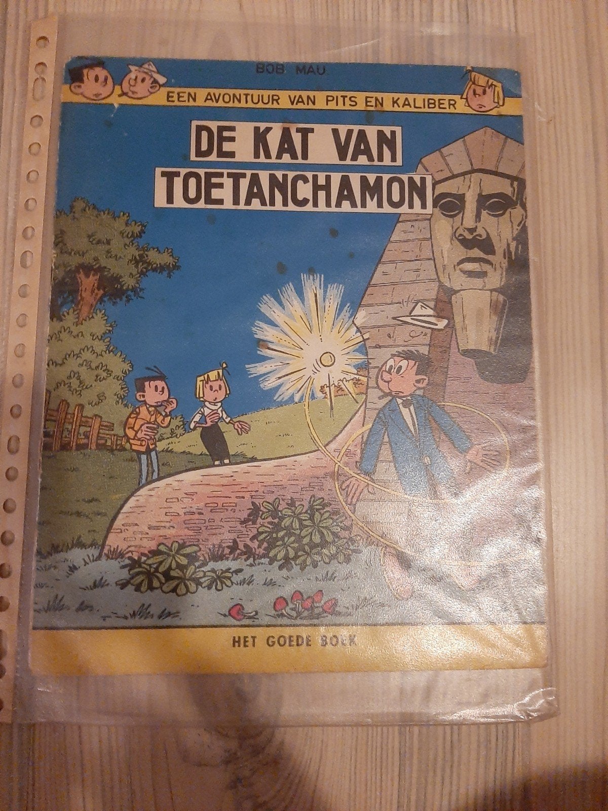 De Kat van Toetanchamon - Bob Mau - Stripboek, Boeken, Ophalen of Verzenden
