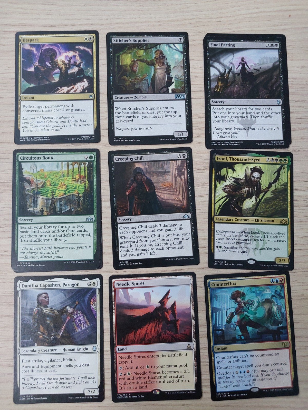 Magic the Gathering rares en uncommons 50 ct, Ophalen of Verzenden, Zo goed als nieuw, Losse kaart