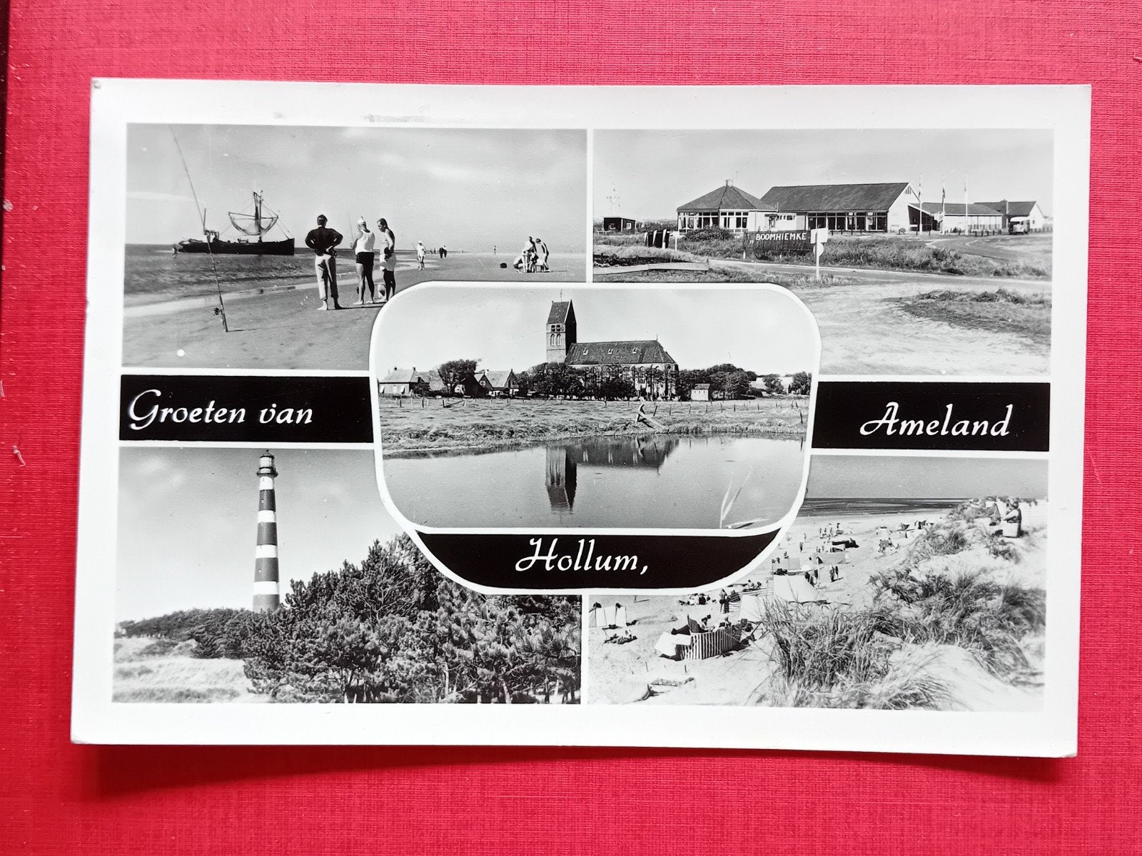 Ansichtkaart Hollum Ameland, Ophalen of Verzenden, Waddeneilanden