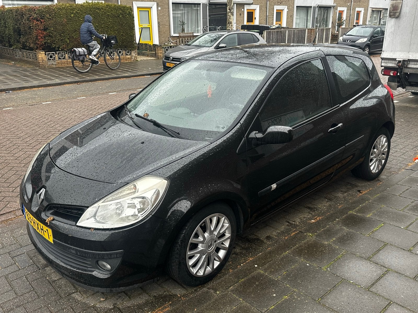 Renault Clio 1.2 TCE 3-DRS 2009 Zwart, Auto's, Renault, Voorwielaandrijving, 535 kg, Zwart, 4 cilinders