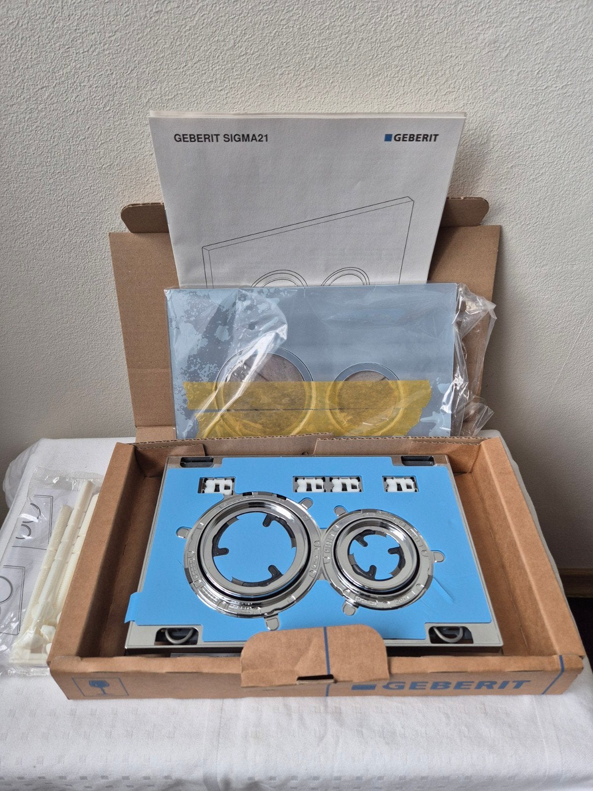 NIEUWE Geberit Sigma 21 (50) bedieningspaneel klantspecifiek, Doe-het-zelf en Verbouw, Sanitair, Ophalen of Verzenden, Nieuw, Koper