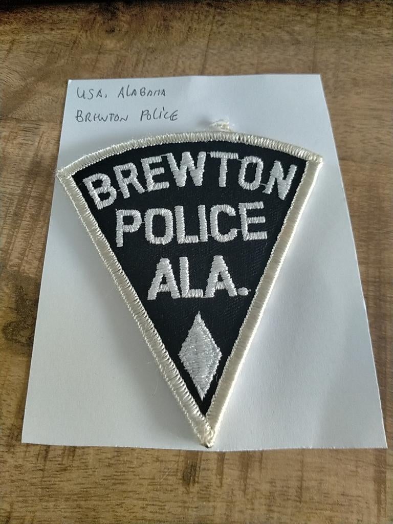 USA , Alabama , Brewton Police , Patch, Verzenden, Overige soorten, Amerika, Embleem of Badge