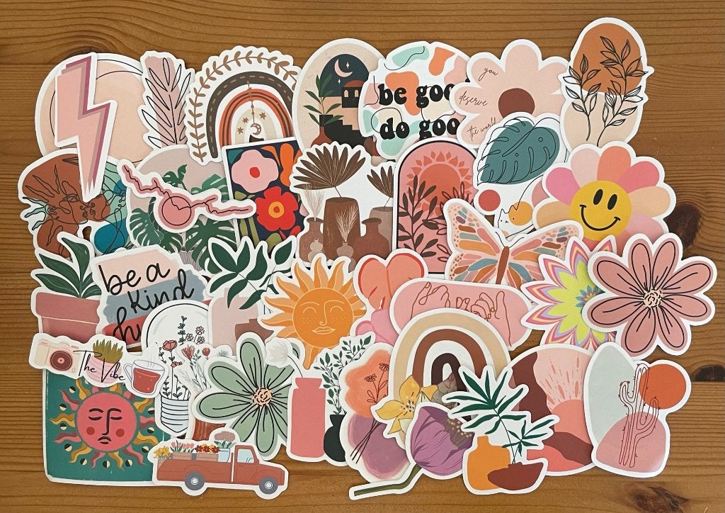 Bohemian stickers, Verzenden, Nieuw, Meerdere stickers