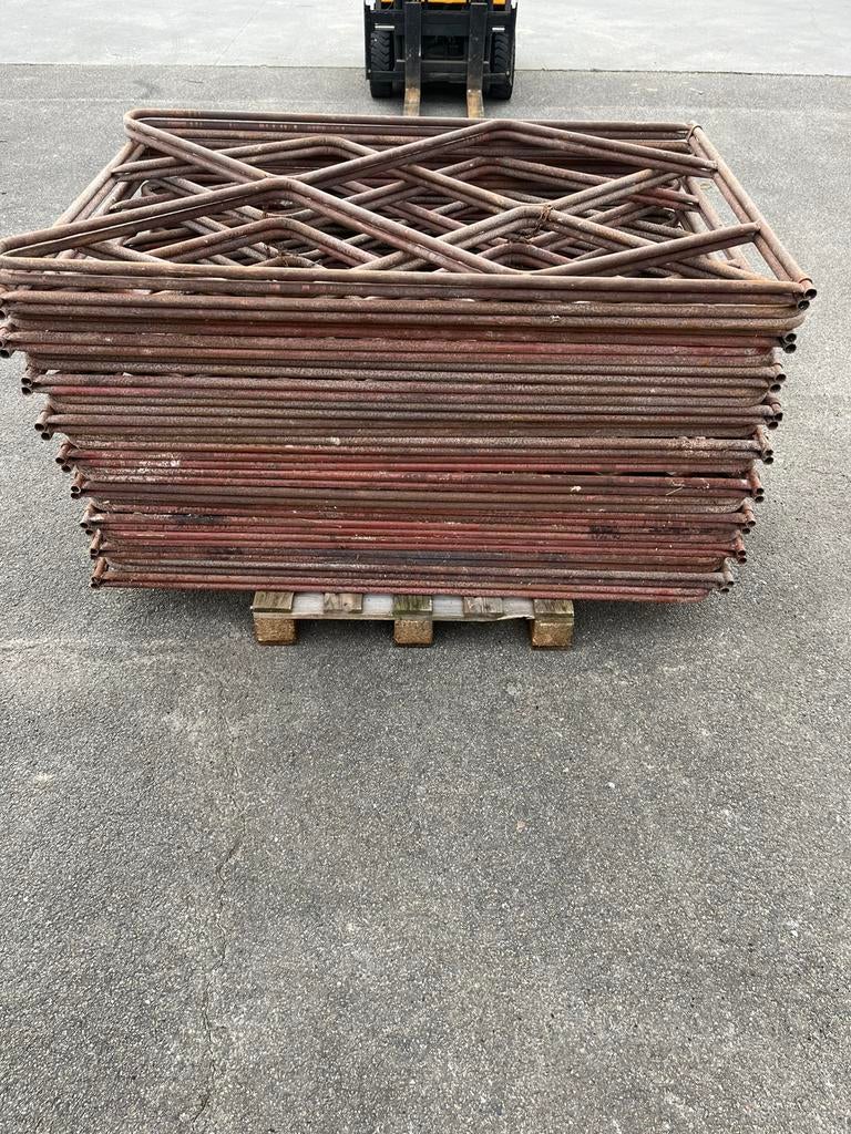 Bouw en metsel schragen, schraag, steiger (hoogte 150 cm) 1, Ophalen, Gebruikt, Gevelsteiger, Minder dan 2 meter