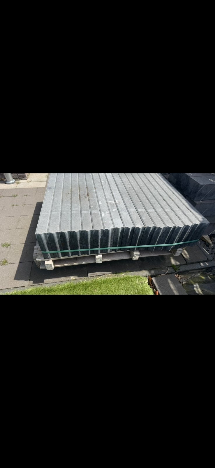 Opsluitband antraciet 100x20x6cm (20 stuks), Tuin en Terras, Ophalen, Overige typen, Nieuw, Minder dan 5 m²