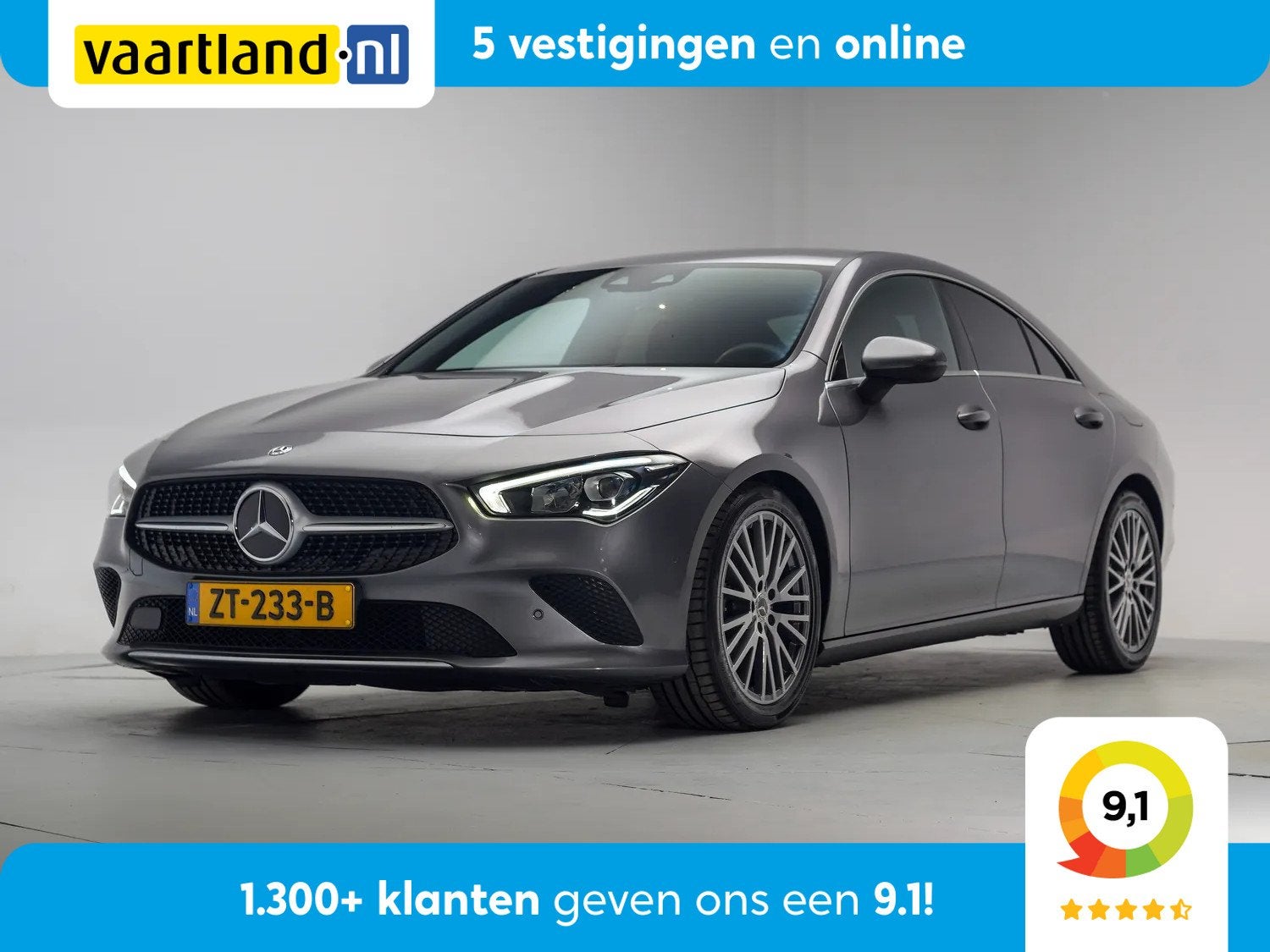 Mercedes-Benz CLA-Klasse 180 Luxury Aut. [ LED Widescreen Na, Auto's, Mercedes-Benz, Automaat, CLA, Gebruikt, 4 cilinders