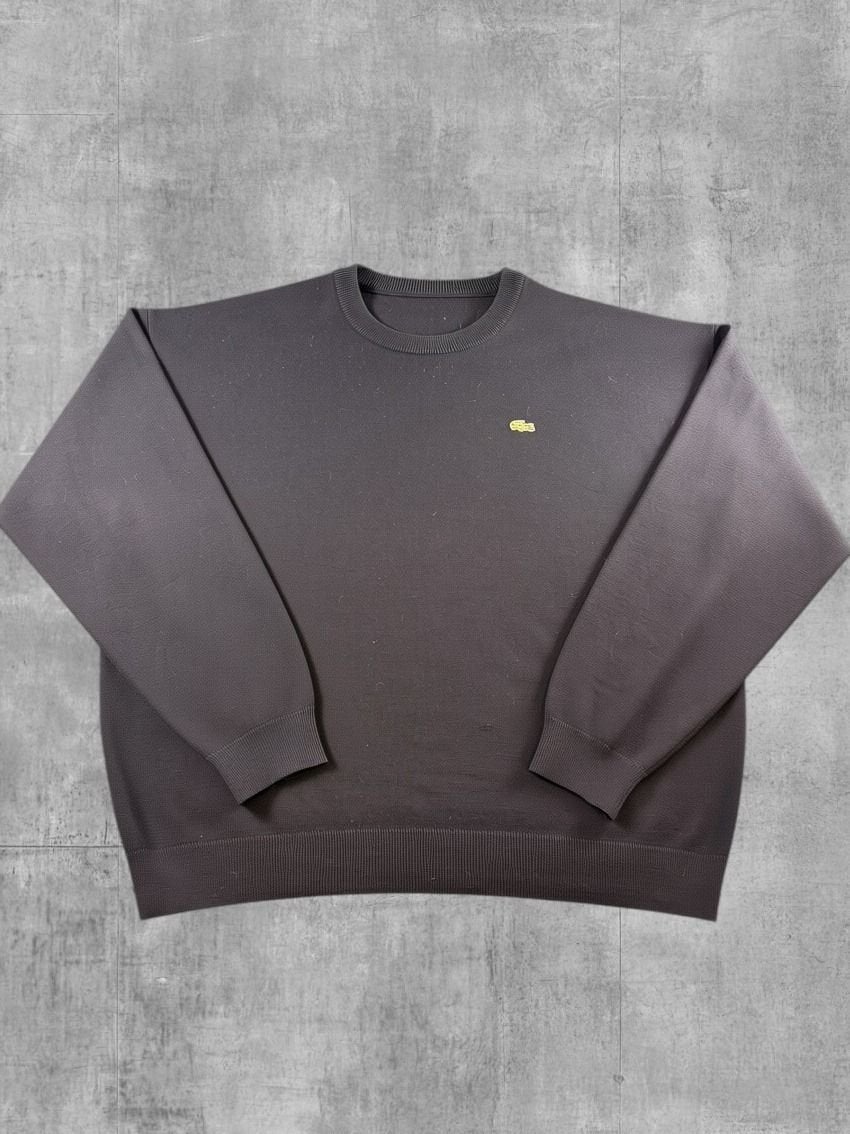 Blauwe Lacoste heren trui XL (crewneck sweater / pullover, Lacoste S.A., Maat 56/58 (XL), Zo goed als nieuw, Klantenservice@lacoste.com