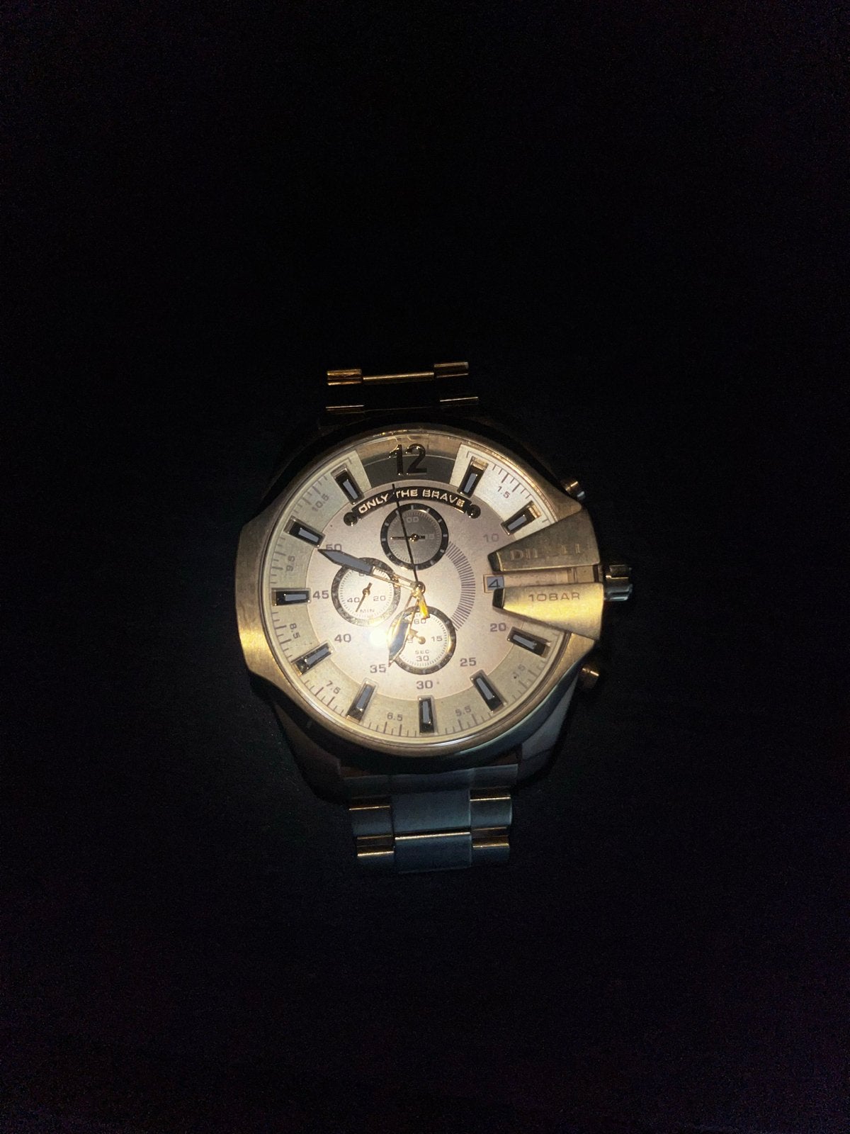 Diesel horloge - Zo goed als nieuw, Overige merken, Staal, Polshorloge, Ophalen of Verzenden