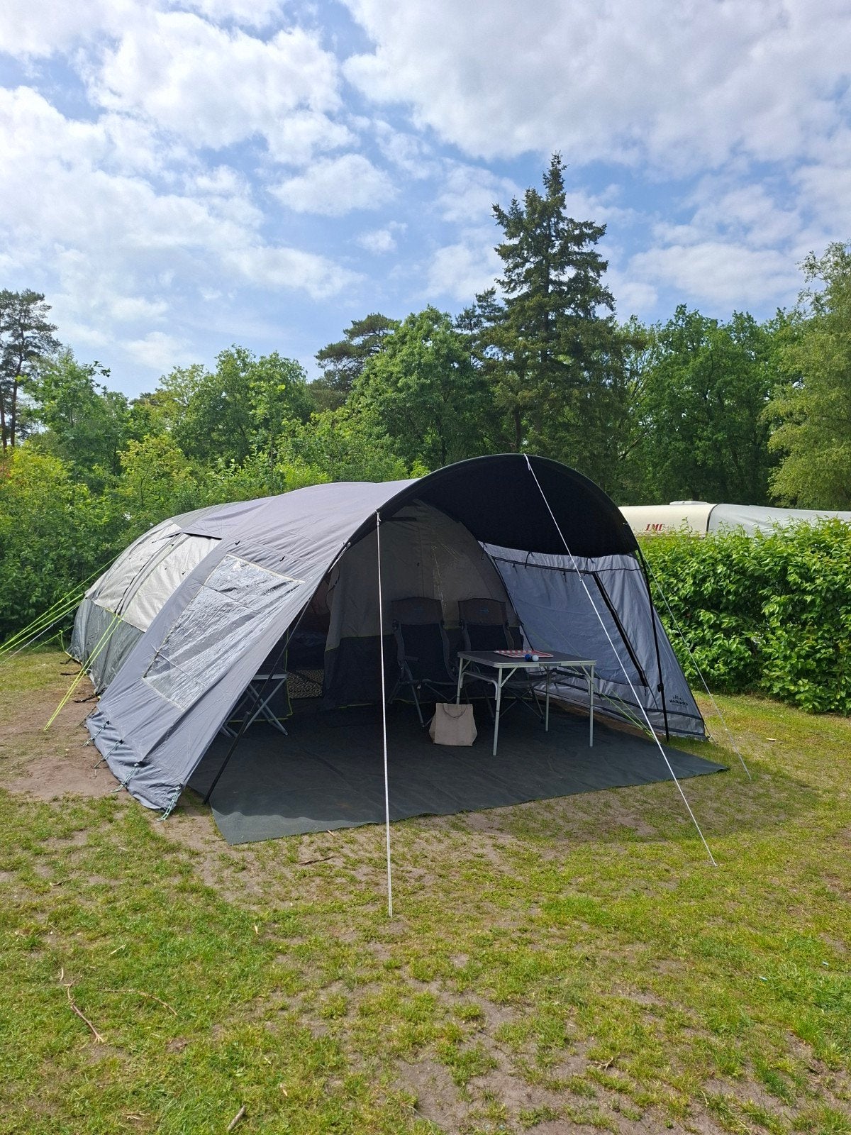 Obelink Stockholm Easy air 6 personen incl extra luifel, Ophalen