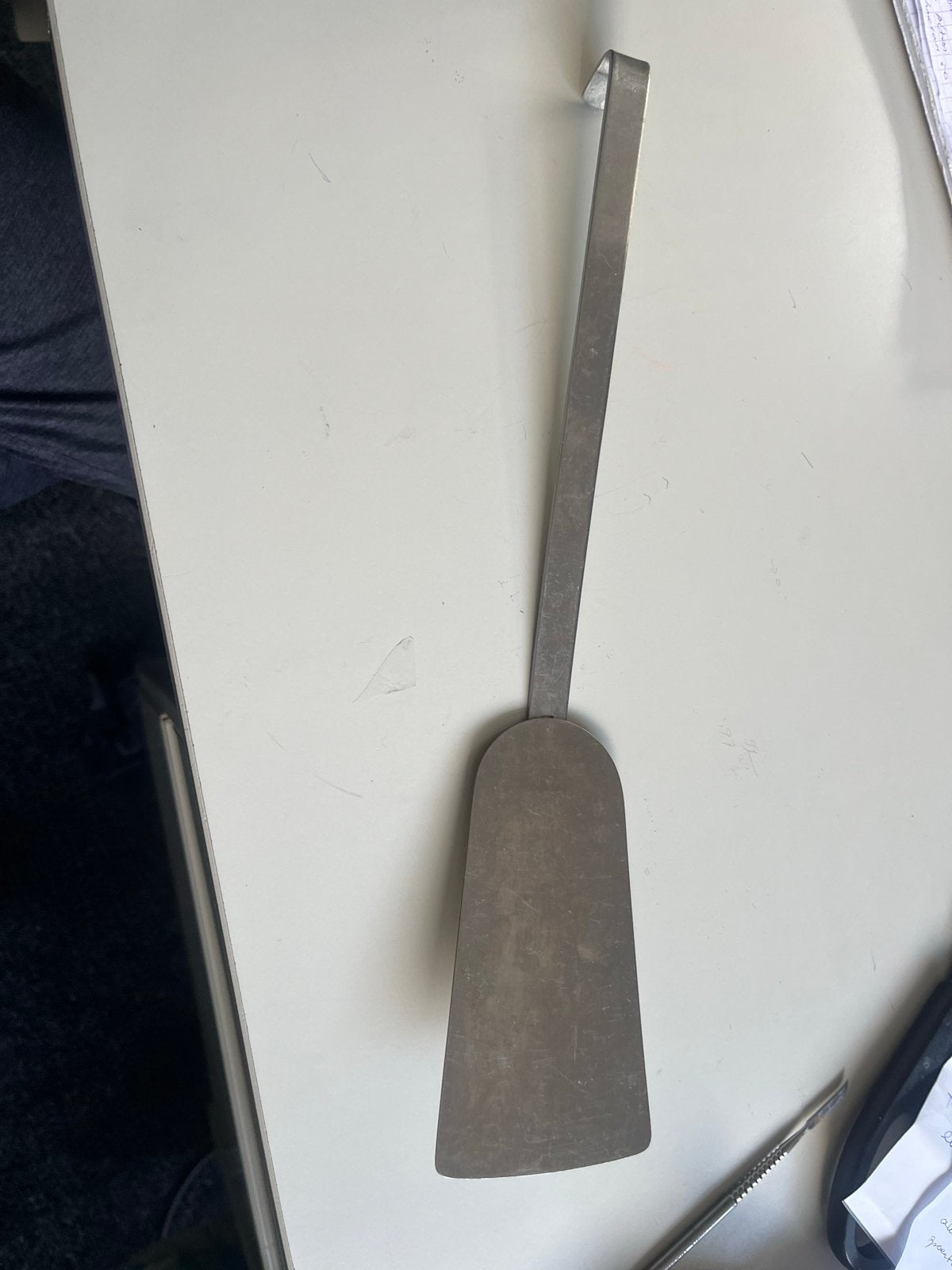 Metalen spatel voor de keuken, Zilver, Ophalen of Verzenden, Metaal, Overige merken
