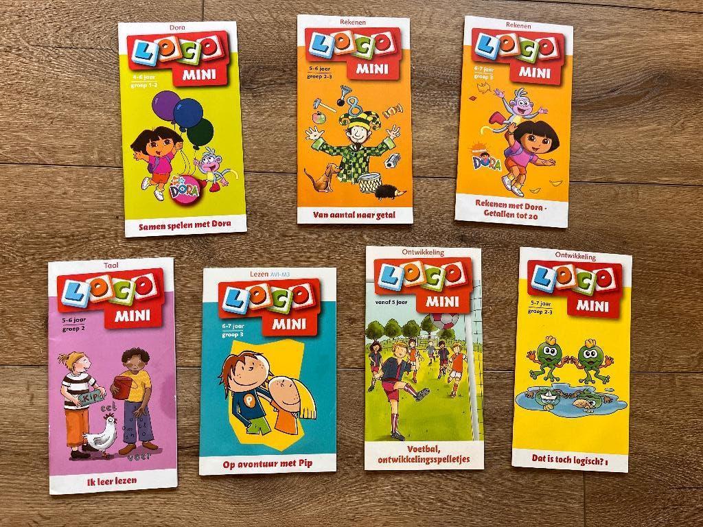 Mini Loco boekjes 7x, Verzenden, Zo goed als nieuw, Taal en Lezen
