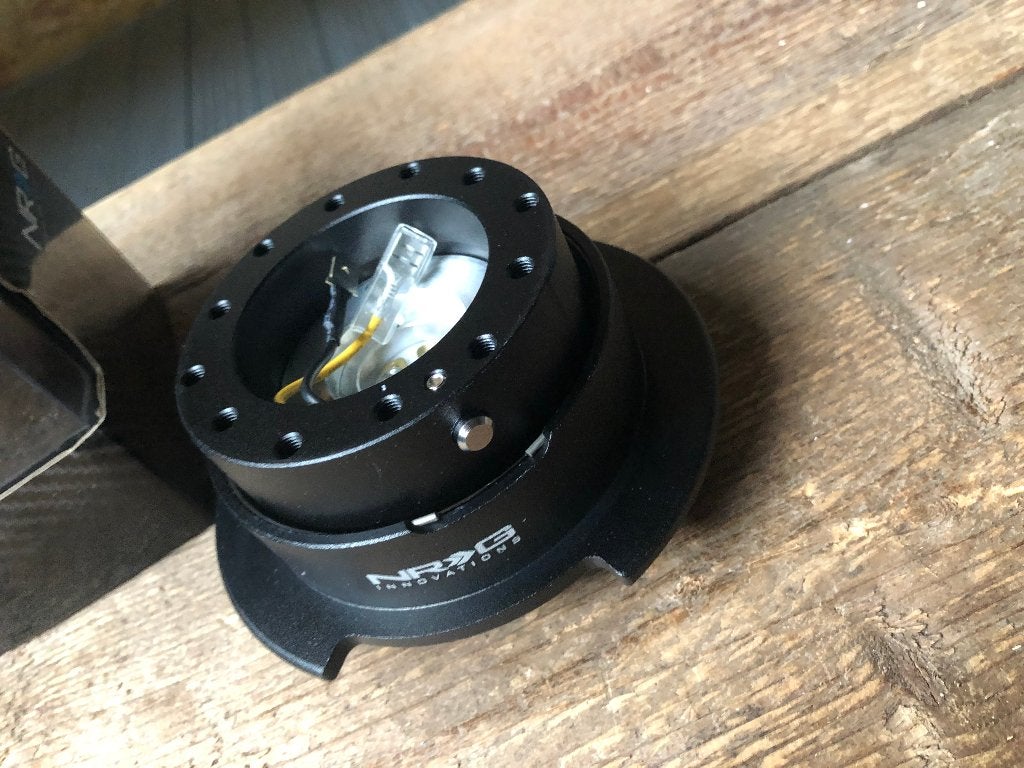 NRG Gen 2.5 Quick release hub Black stuurnaaf snapoff, Ophalen of Verzenden