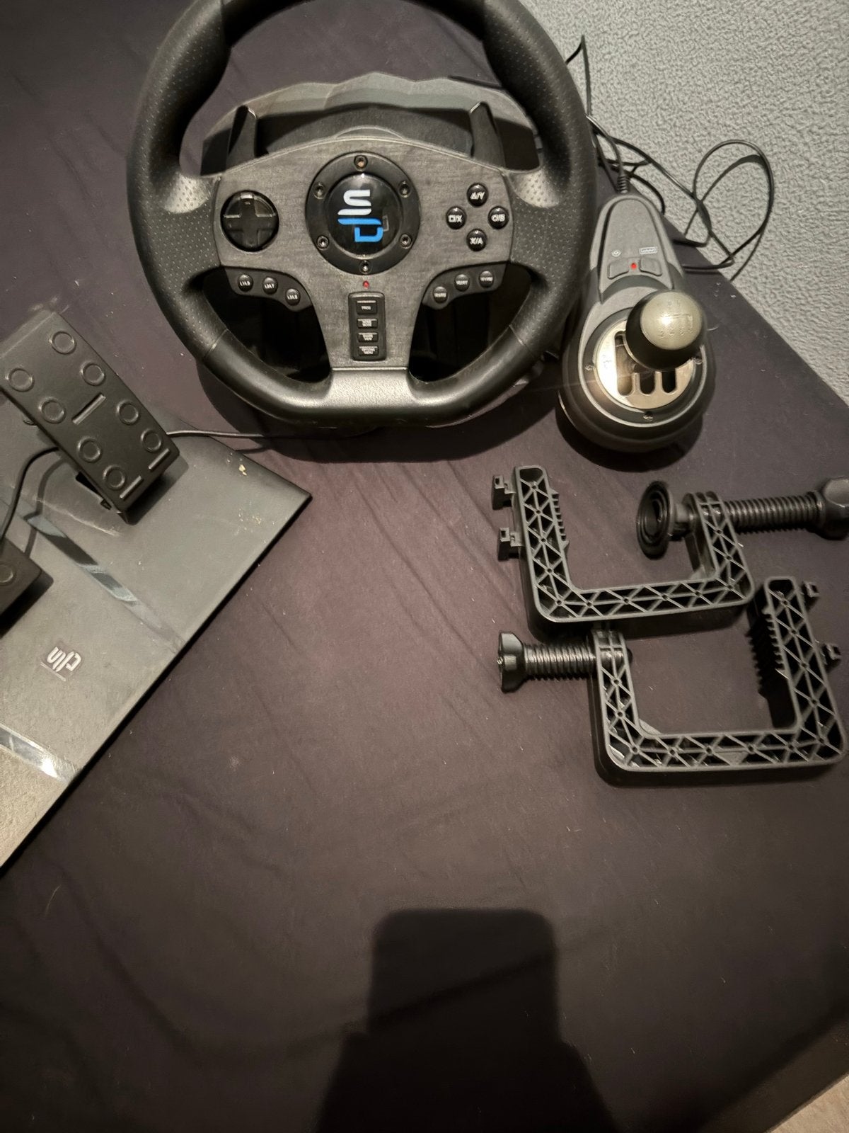Racestuur met pedalen en shifter voor PS4/PS5 (USB), Ophalen, Gebruikt, PlayStation, Racestuur
