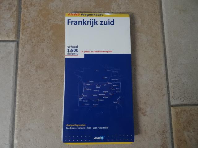 anwb wegenkaart Frankrijk zuid, Boeken, Frankrijk, Ophalen of Verzenden, 1800 tot 2000, Landkaart